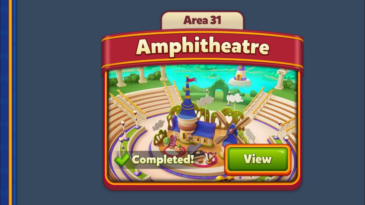 Royal Match Area 31 Amphitheater - Team Frog Army