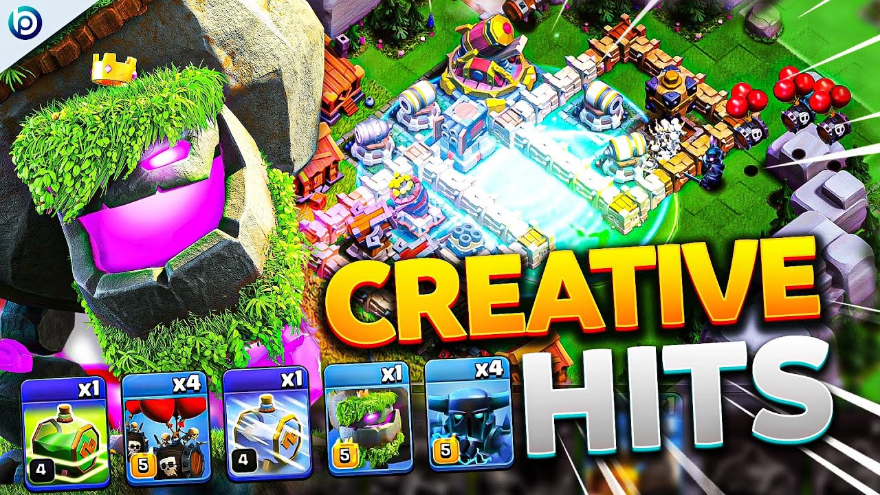 2 SHOTs with MOUNTAIN GOLEM & MASS PEKKA | Balloon Lagoon & Golem Quarry Districts