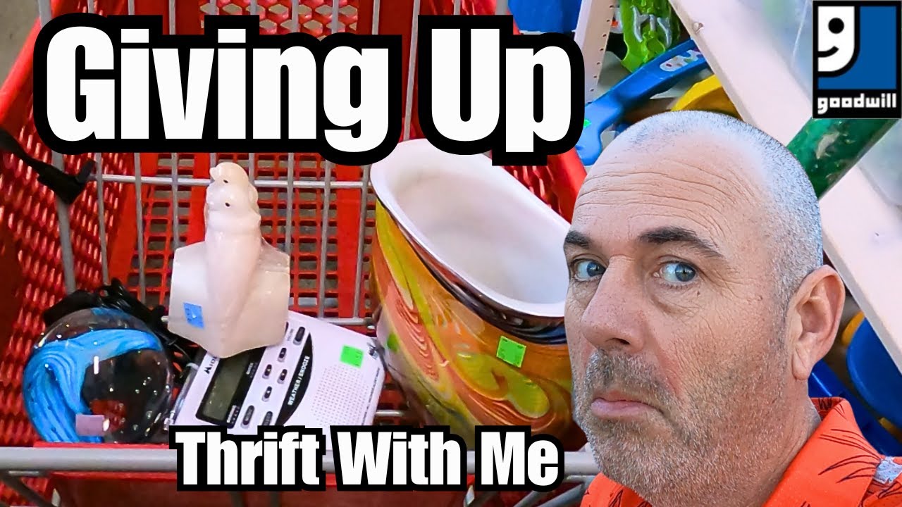 Quitting eBay For Goodwill Reselling | Thrift Store Shopping