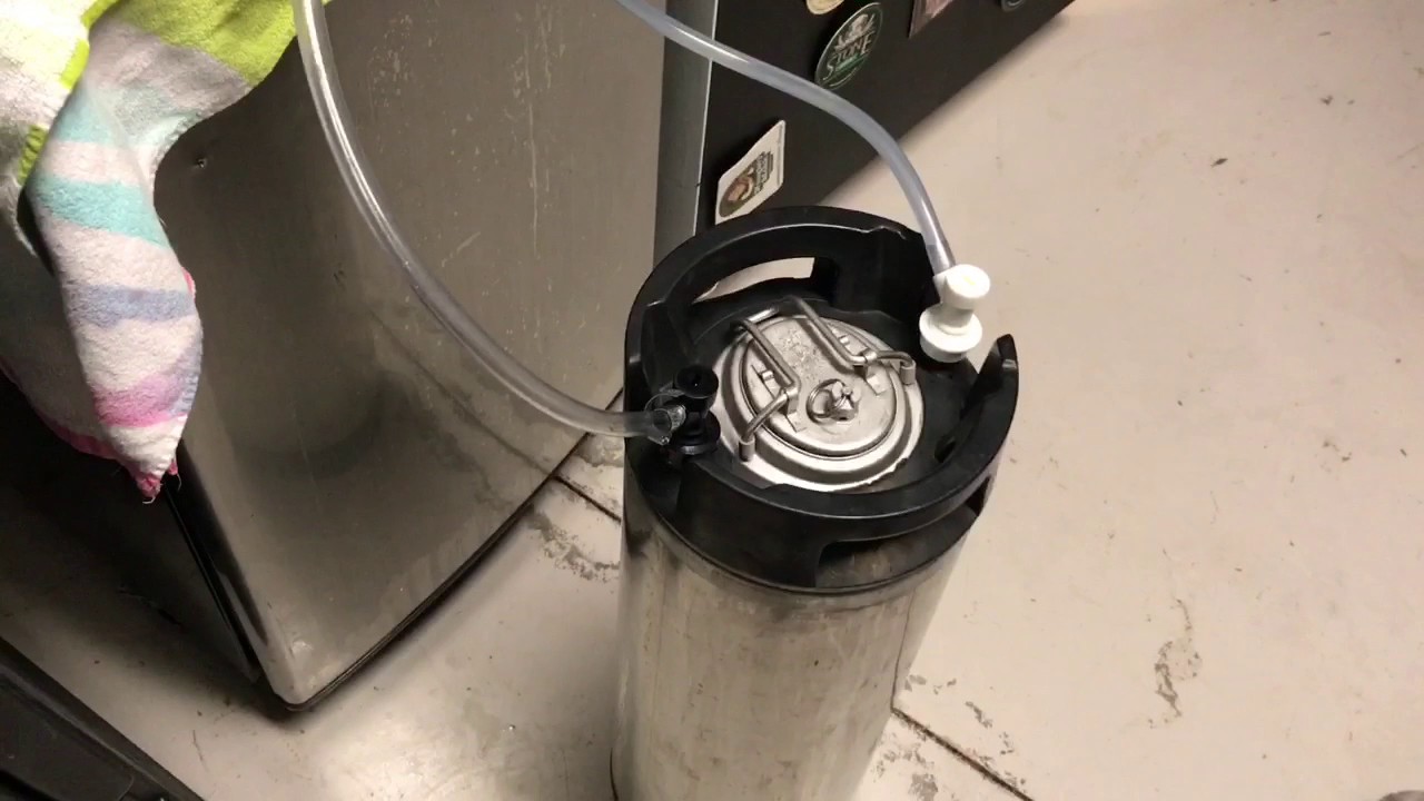 Racking to a Keg Using a Closed Loop System