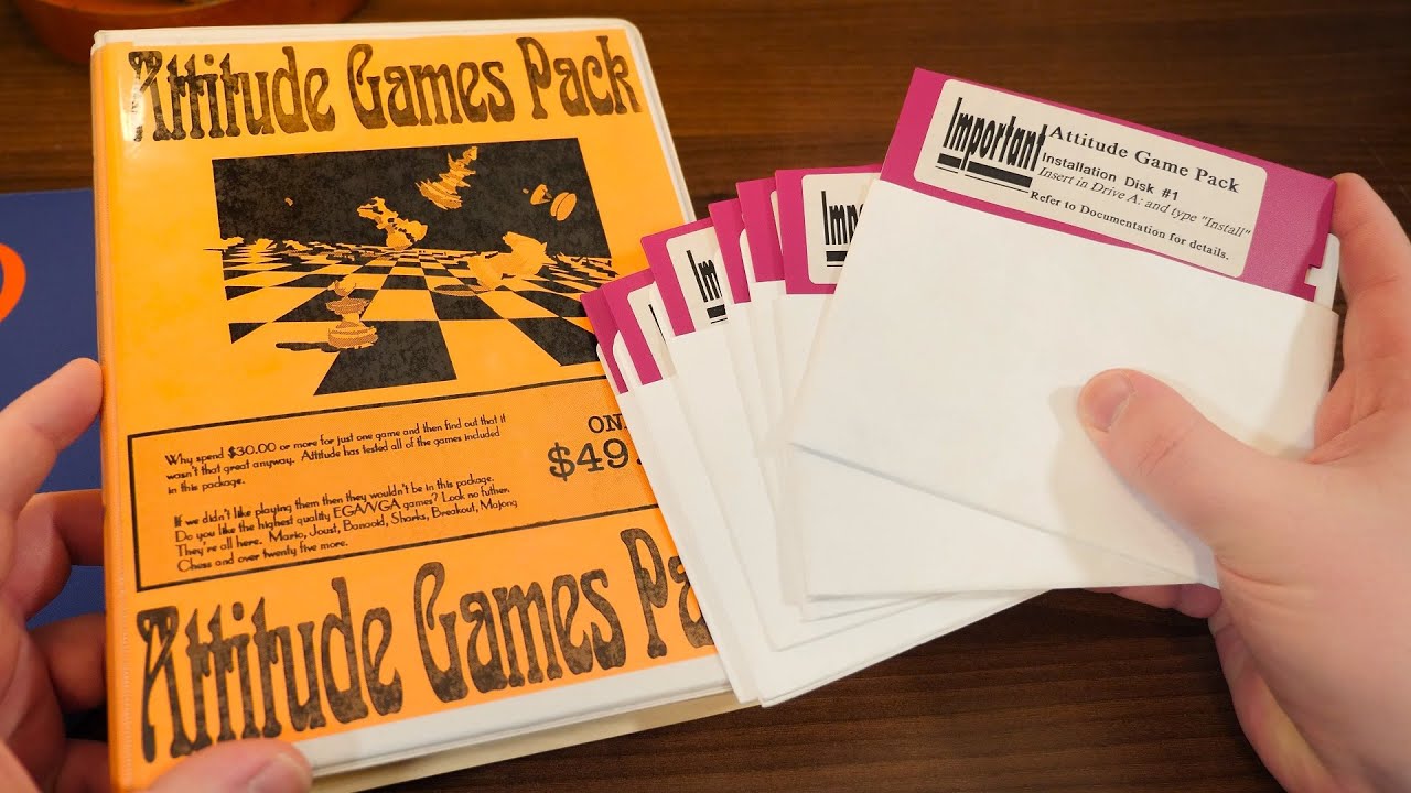 Exploring the Attitude Games Pack for DOS PCs