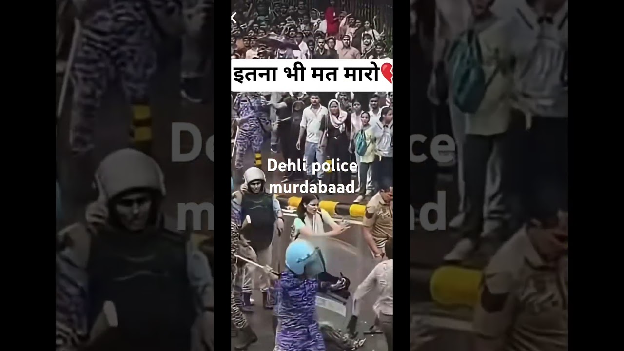Dehli police murdabad #cjpprotest #genz #cjp