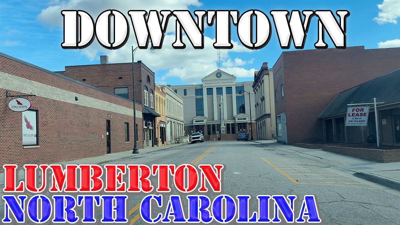 Lumberton - North Carolina - 4K Downtown Drive
