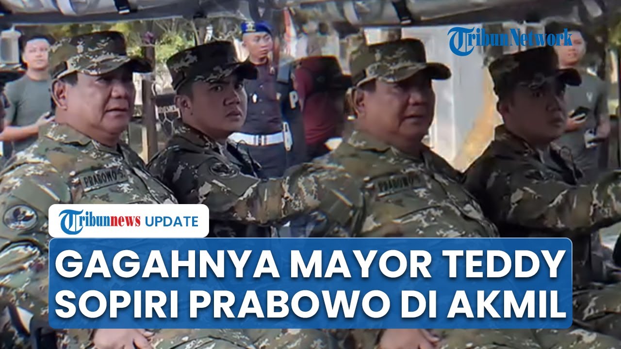 Penampilan Gagahnya Mayor Teddy Pakai Baju Loreng, Jadi Sopir Prabowo Subianto di Akmil Magelang