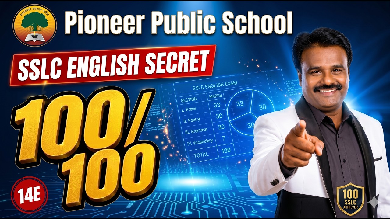 SSLC English 2027 🔥 The SECRET Blueprint to Score 100/100 | 14E