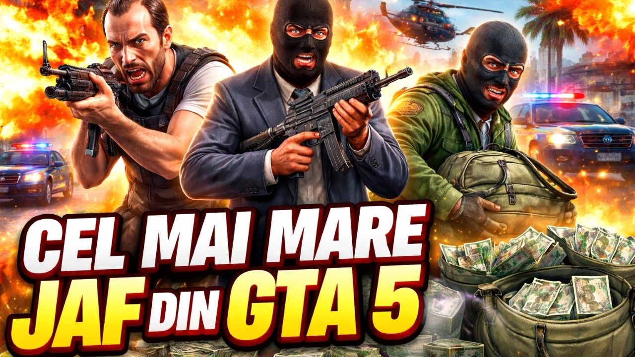 AM DAT CEL MAI MARE JAF DIN GTA 5 💰😱 FINALUL M-A LĂSAT FĂRĂ CUVINTE!