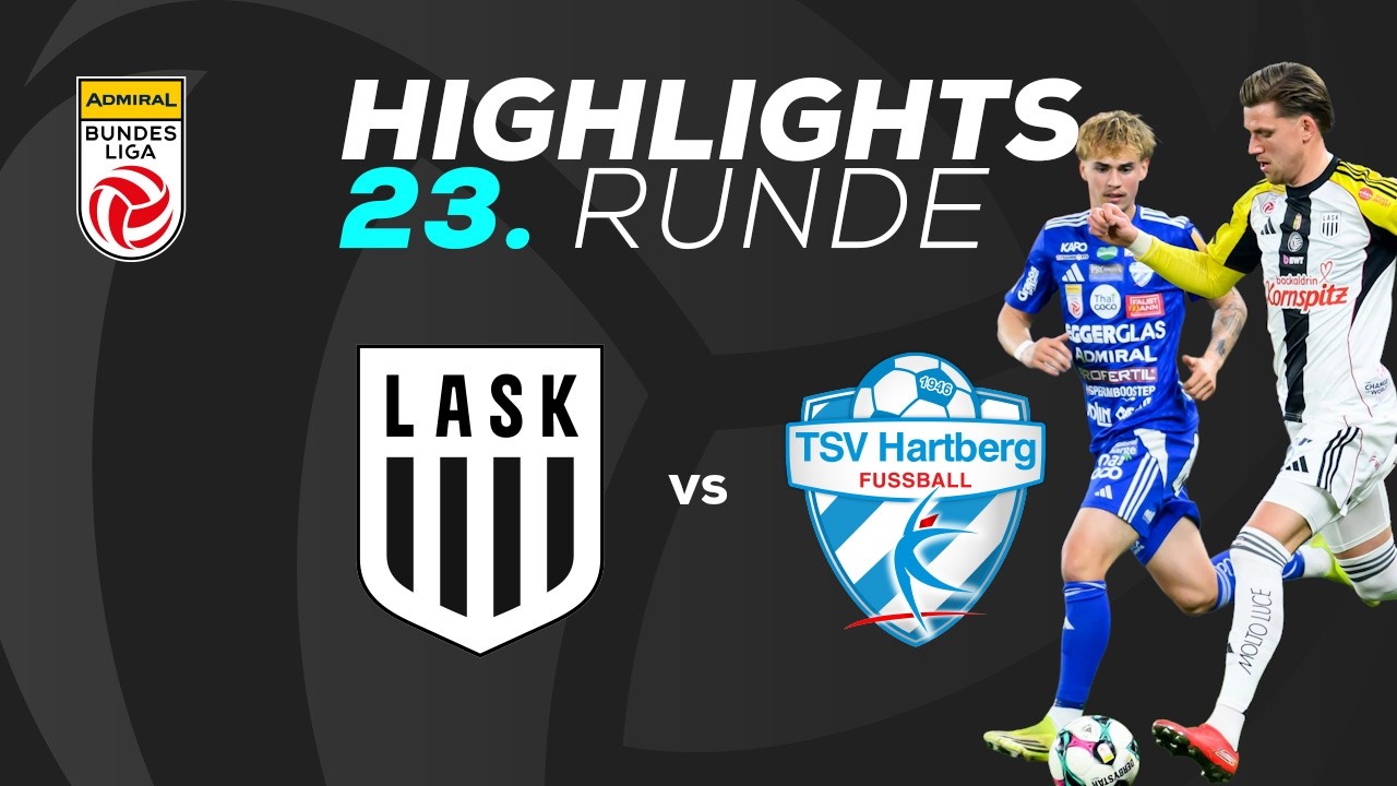 LASK - TSV Egger Glas Hartberg 23. Runde ADMIRAL Bundesliga 2025/26