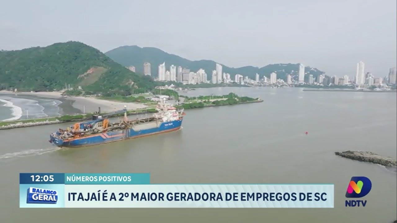 Itajaí: 164 Anos e liderança na geração de empregos em SC