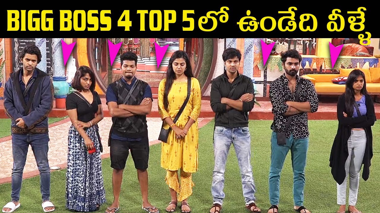 Bigg Boss Telugu Season 4 TOP 5 Contestants by Telangana99, Bigg Boss 4 Telugu Highlights BB4