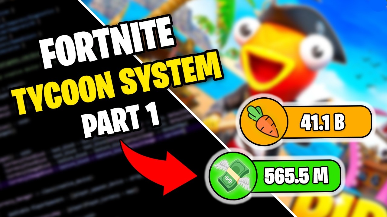 Making a Tycoon in Fortnite Creative (Custom Currencies)