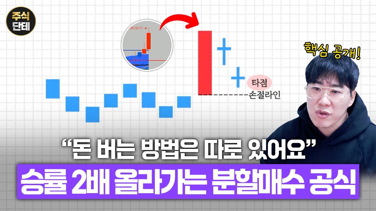 분할매수는 이거 딱 2가지만 기억하면 끝입니다!