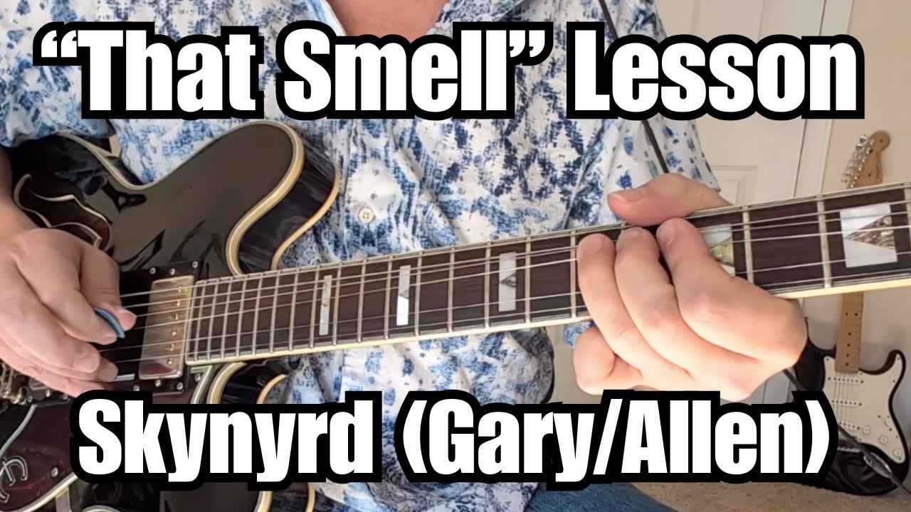 THAT SMELL Guitar Lesson #2 LYNYRD SKYNYRD Rhythm + Gary & Allen Solos
