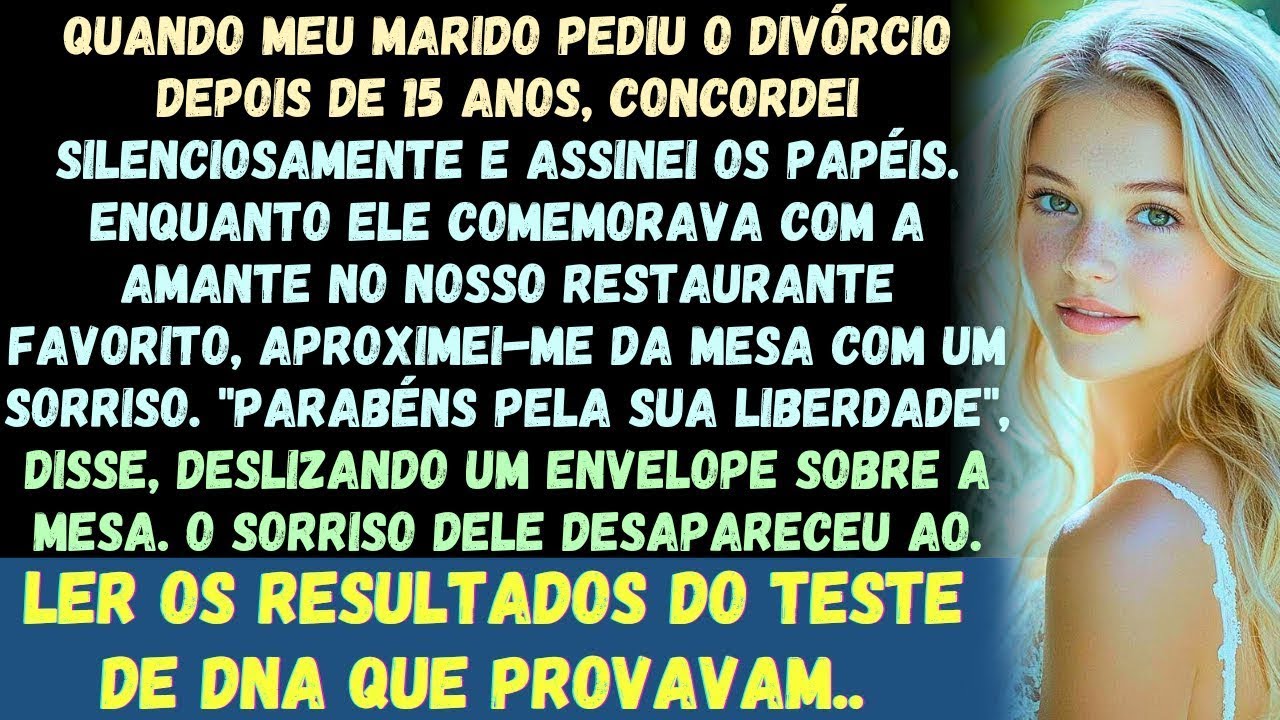 Sorri, entreguei o teste de DNA ao meu marido que comemorava o divórcio com a amante  a verdade o de
