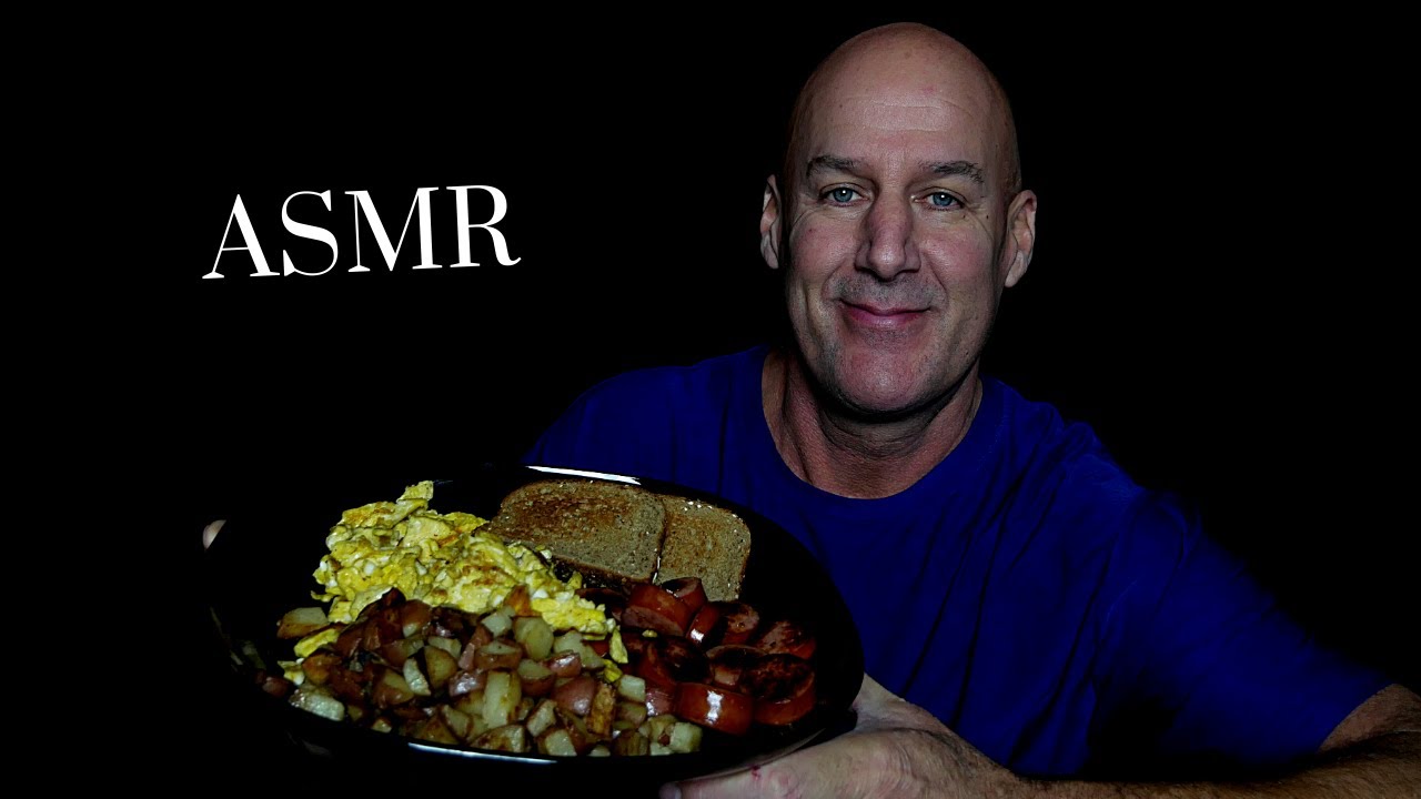 ASMR: MY FIRST VIDEO IN MY NEW HOUSE~ DELICIOUS HOMEMADE BREAKFAST (EATING SOUNDS) SOFT SPOKEN
