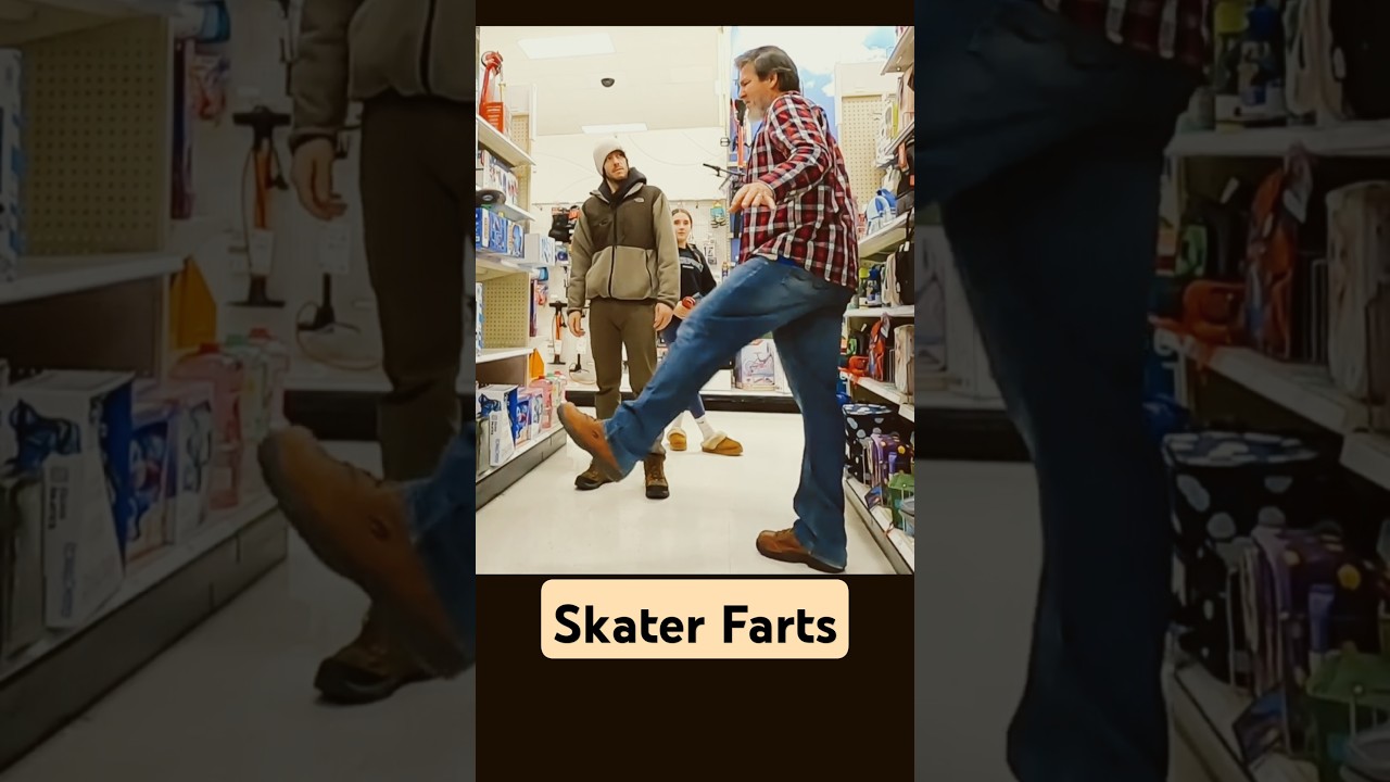 SKATER FARTS!!! 🏄&zwj;♂️💩 Funny Fart Prank! 🤣 #shorts