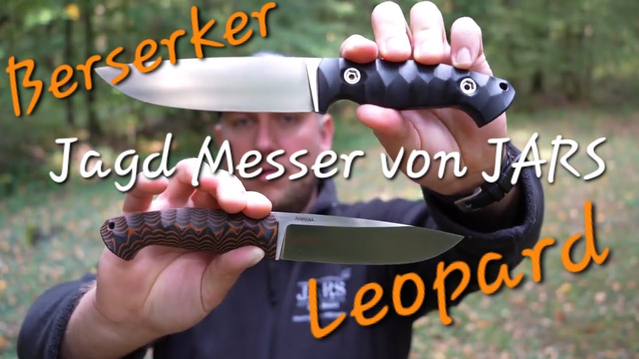 JARS Leopard und Berserker sind da! Neue Griffschalen Materialien Jagt Outdoor Messer