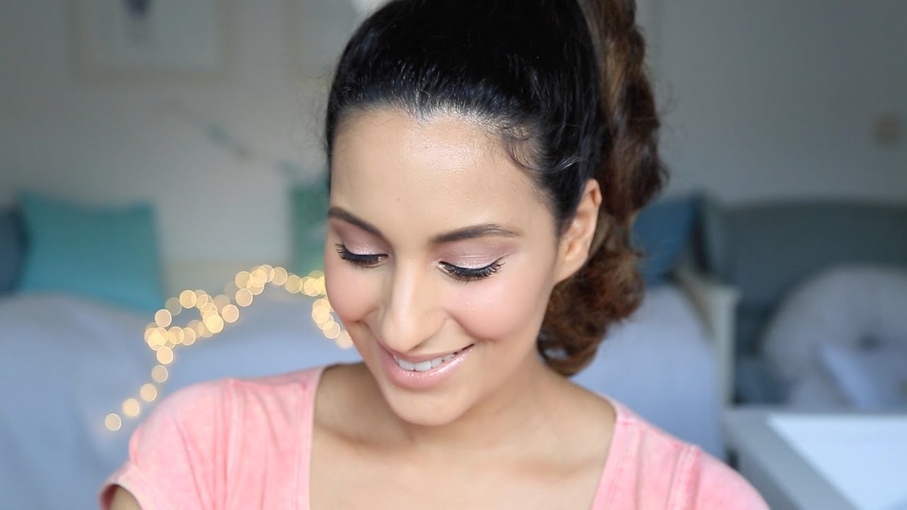 EASY Soft Pink Look für ALLE AUGENFARBEN| Dounia Slimani