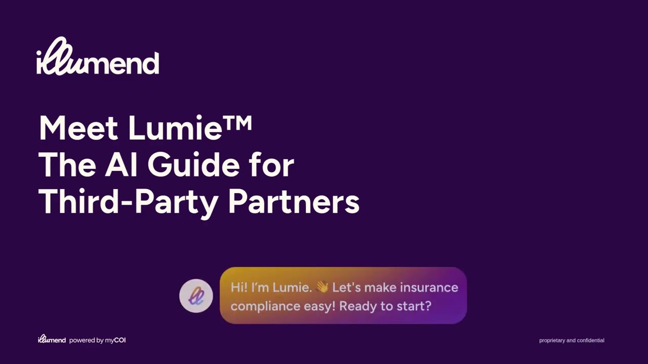 Meet Lumie&trade;, the AI Insurance Compliance Guide for Third-Parties