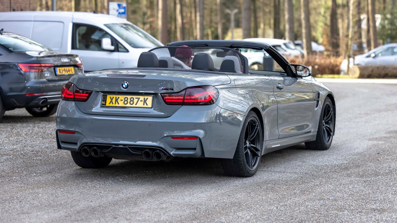 BMW M4 F83 Convertible w/ Akrapovic Exhaust - LOUD Revs & Accelerations !
