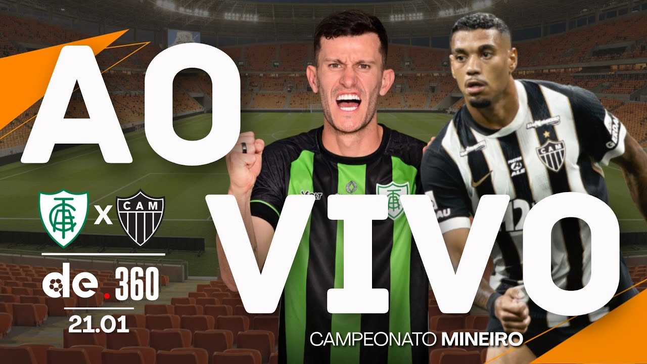 AMÉRICA-MG X ATLÉTICO-MG | JOGO AO VIVO DO CAMPEONATO MINEIRO COM NARRAÇÃO EM TEMPO REAL