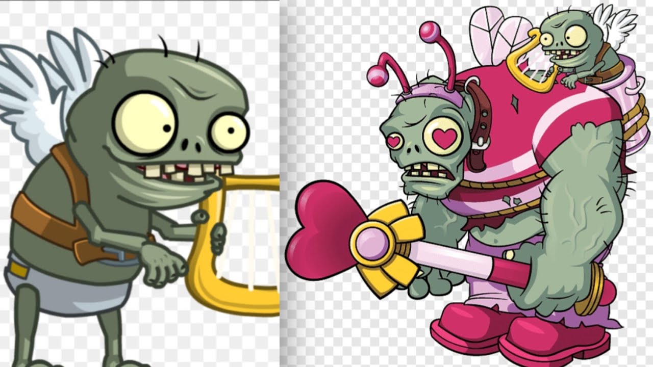 Valenbrainz . 🧠💘👽Valentine 's Day.Defeat level-from 2  to 8 . PVZ 2
