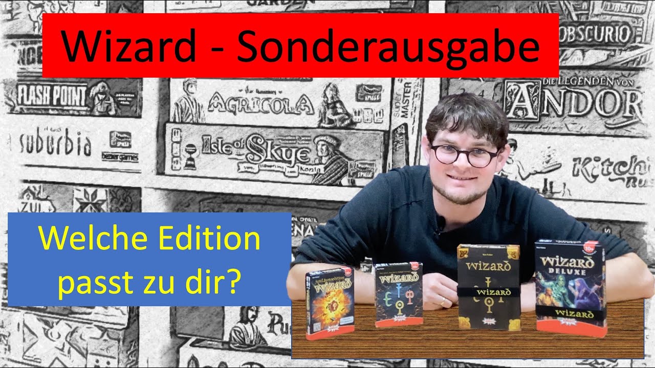 Wizard spezial - verschiedene Ausgaben im Vergleich