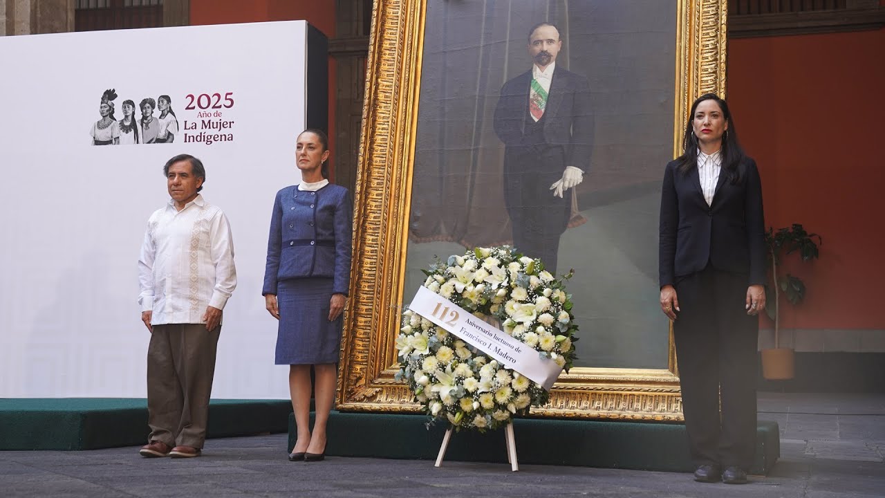 112 Aniversario Luctuoso de Francisco I. Madero. Palacio Nacional