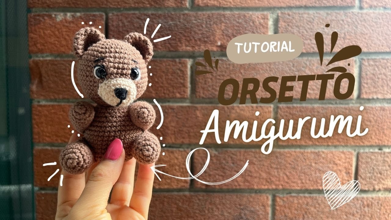 Orsetto Amigurumi | UNCINETTO Tutorial | Mille Creazioni