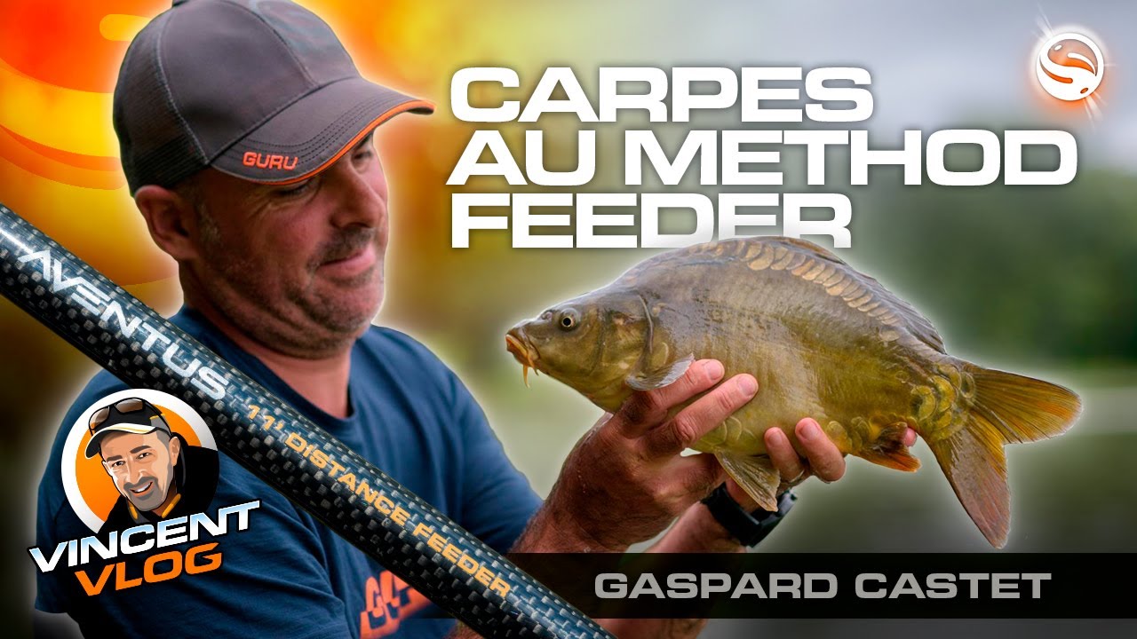 Pêche à la Carpe au Method Feeder - Vincent VLOG #5 - Avec Gaspard Castet