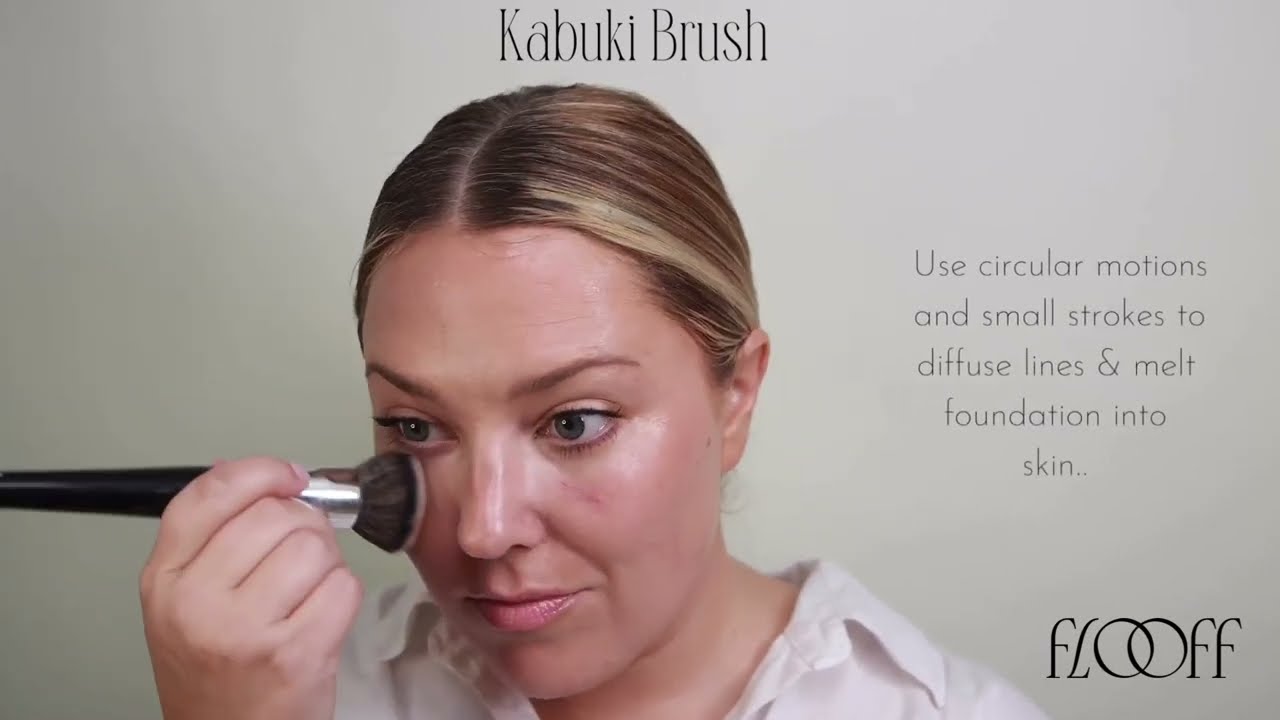 Apply Foundation: How to Use a Kabuki Brush