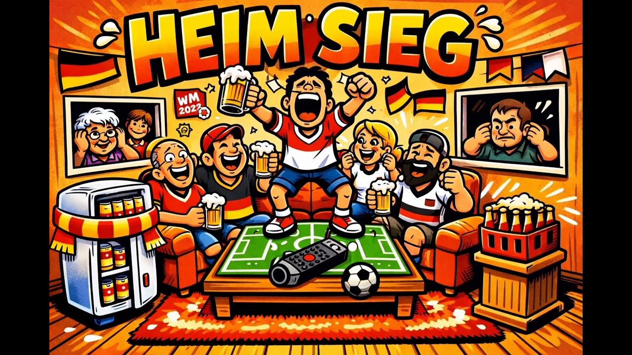 HEIM SIEG! &ndash; Wohnzimmer-WM-Party! | Fu&szlig;ball Party Song | WM 2026
