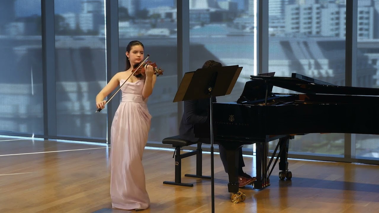 Bach Sonata  in E major, BWV 1016 Ava Pakiam and Cole Anderson