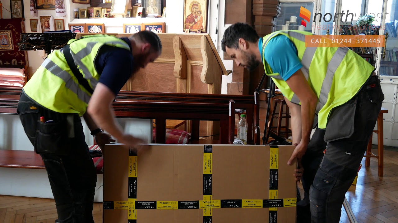 Installing Electric Heating In St Elisabeth's Church Wallasey - North West Heating Solutions