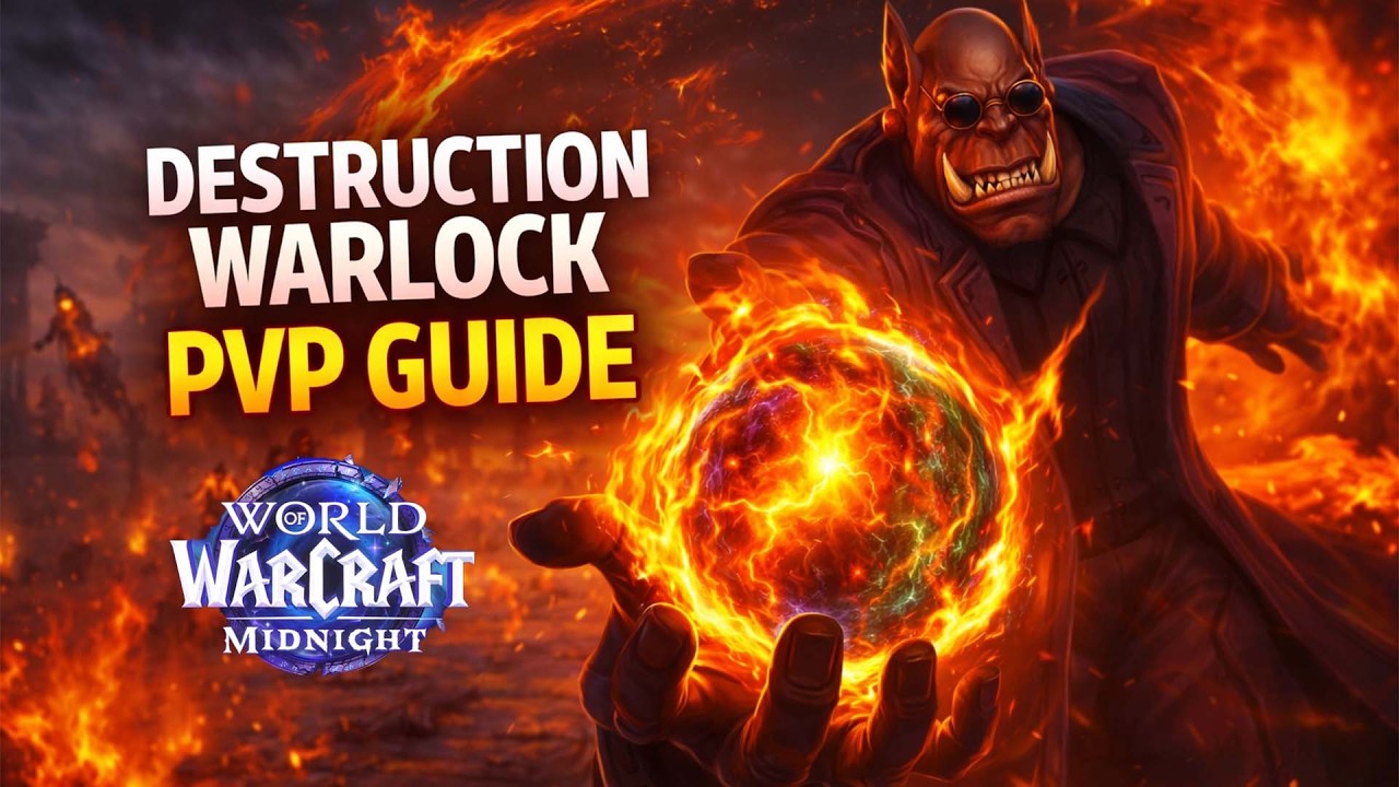 BEST WARLOCK BUILD - Destruction warlock pvp guide midnight season 1