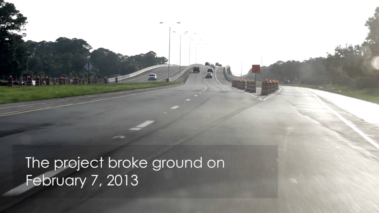 Driving the U.S. 98 flyover