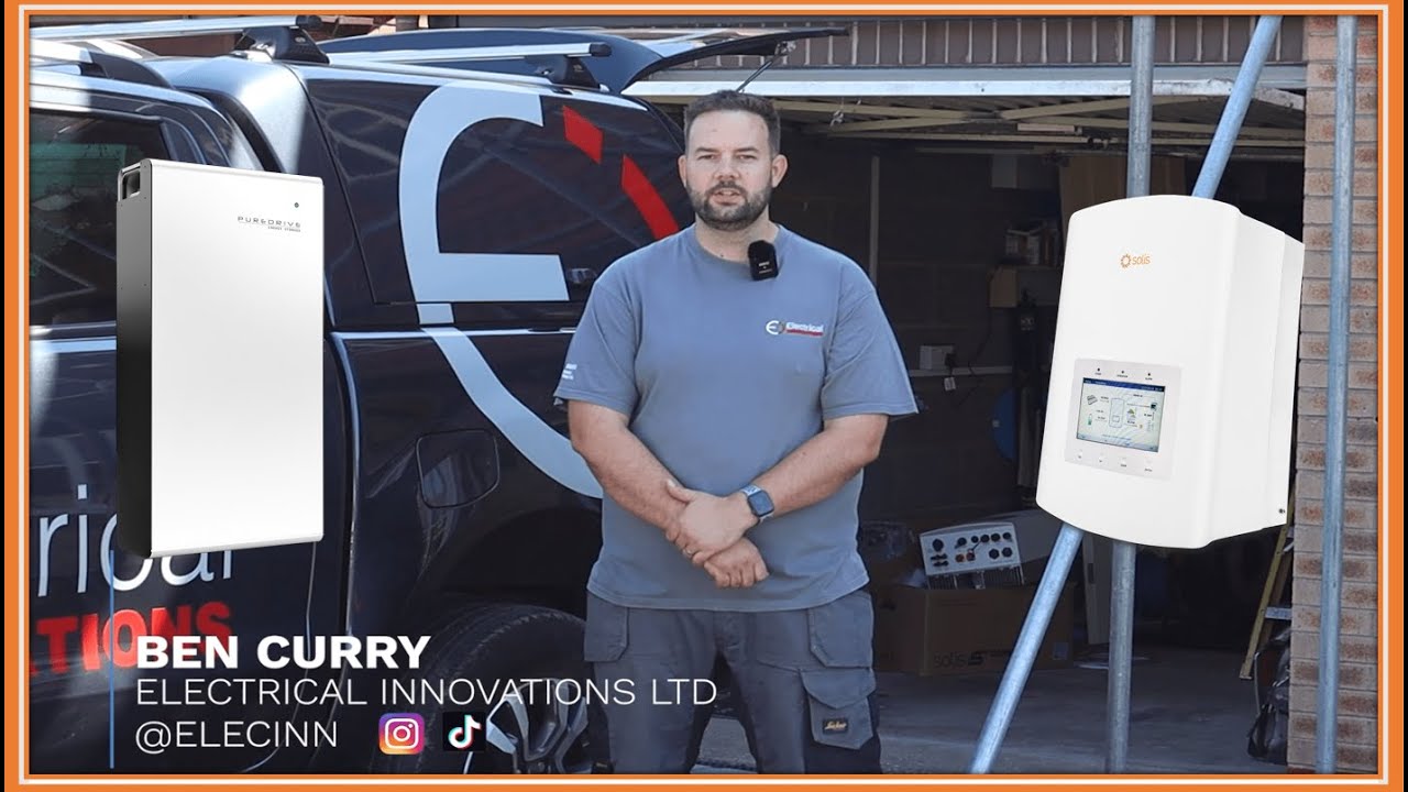 Solis Hybrid Inverter and Puredrive battery installation