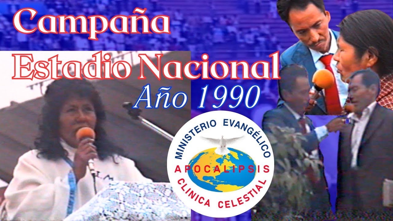 Campaña en el Estadio Nacional en 1990.