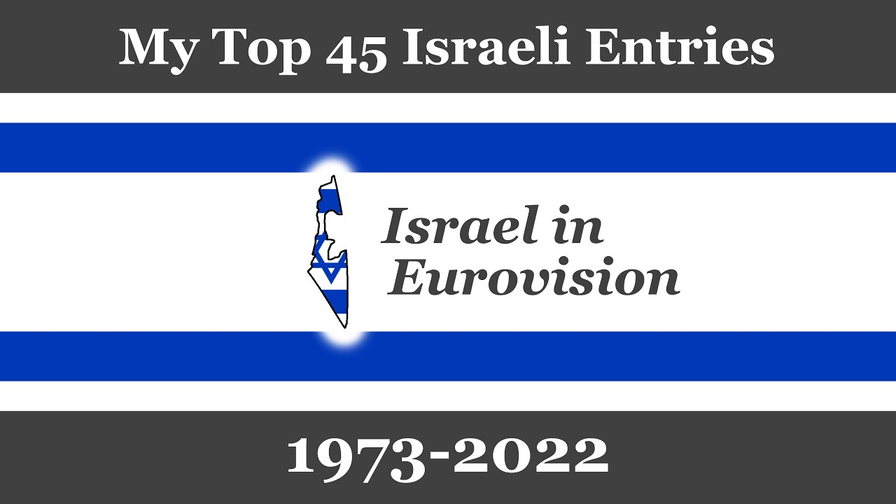My Top 45 entries from Israel in Eurovision (1973-2022)