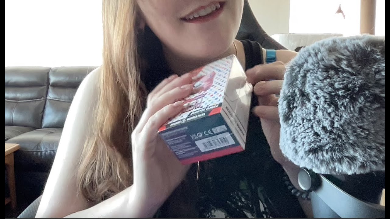 ASMR Pokemon Scarlet and Violet 151 booster bundle opening | soft spoken with some whispering