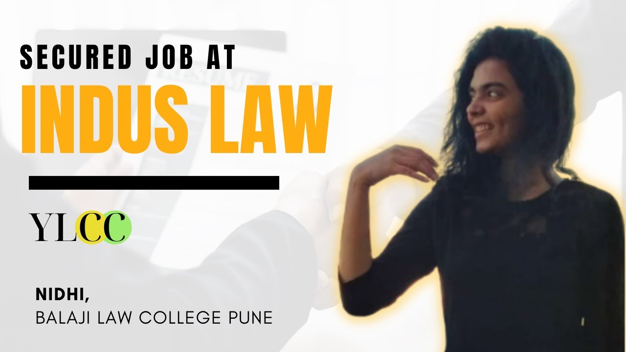 Non-NLU to IndusLaw | Nidhi Chauhan | YLCC Interview Growthcamp Mentee