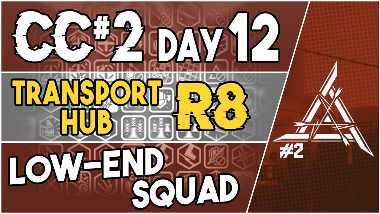 【明日方舟/Arknights】[CC#2 Day 12 - Transport Hub Risk 8] - Low End Squad - Arknights Strategy