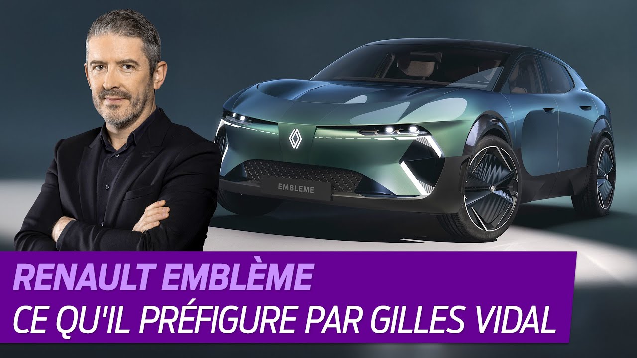 Renault EMBLEME (2024). Le DESIGN des futures RENAULT jusqu'en 2028 expliqué