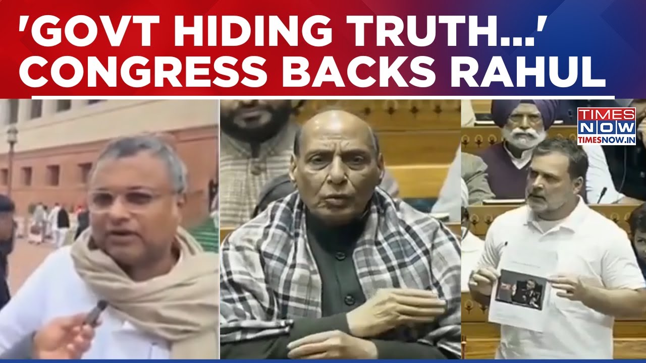 Rahul Gandhi's Sansad Speech Stirs Storm: Centre Hits Back At LoP, Congress MP Not Allowed To Speak?