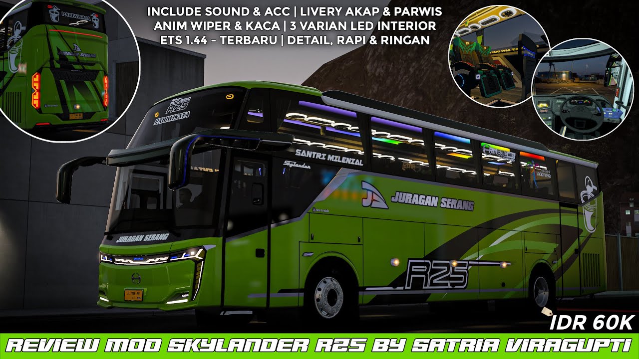 MOD VIRAL ETS 2🔥- Review New Armada Skylander R25 by LazyMods | ETS 2 Indonesia