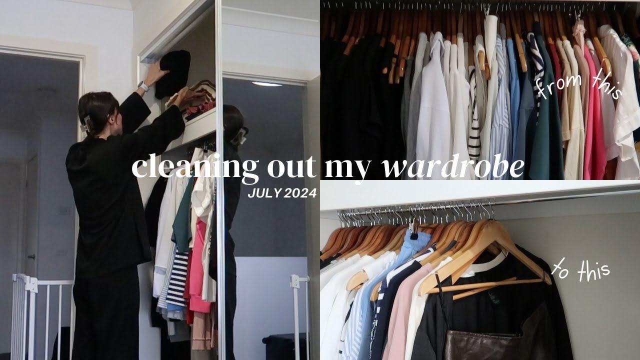 clothing organisation & cleaning out my wardrobe