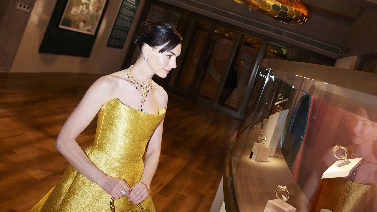Getting Ready with Anne Hathaway for Serpenti Infinito Exhibition  | Bvlgari Jewelry