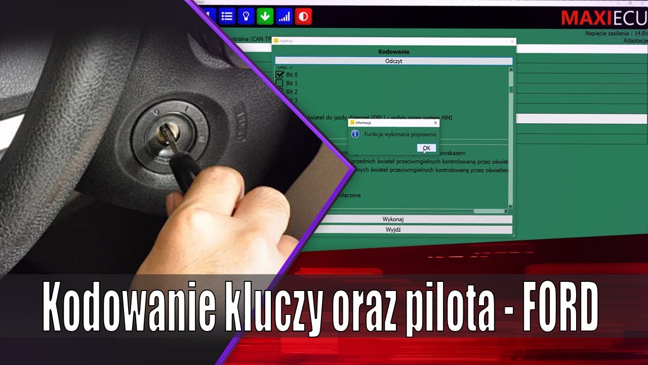Kodowanie klucza oraz pilota w Ford Mondeo MK3 - MaxiEcu