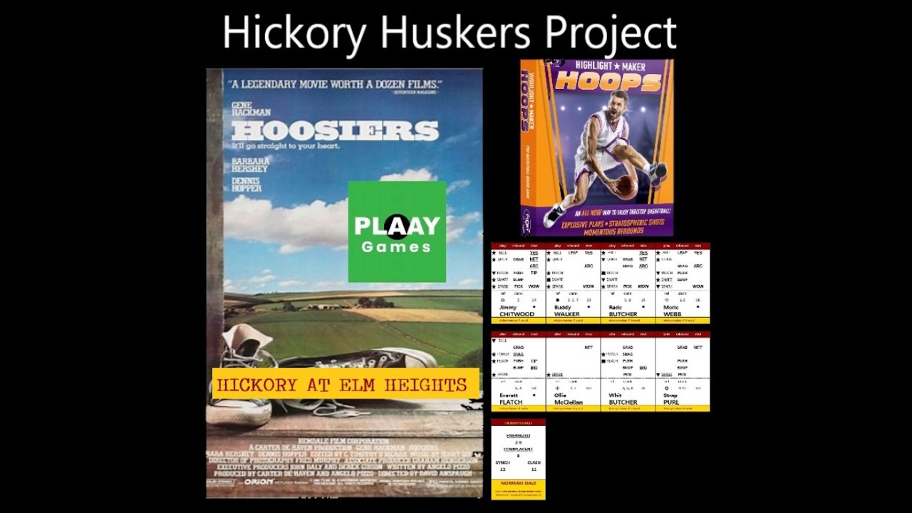 In my Hickory Huskers project using Highlight Maker Hoops from PLAAY Games: Hickory at Elm Heights
