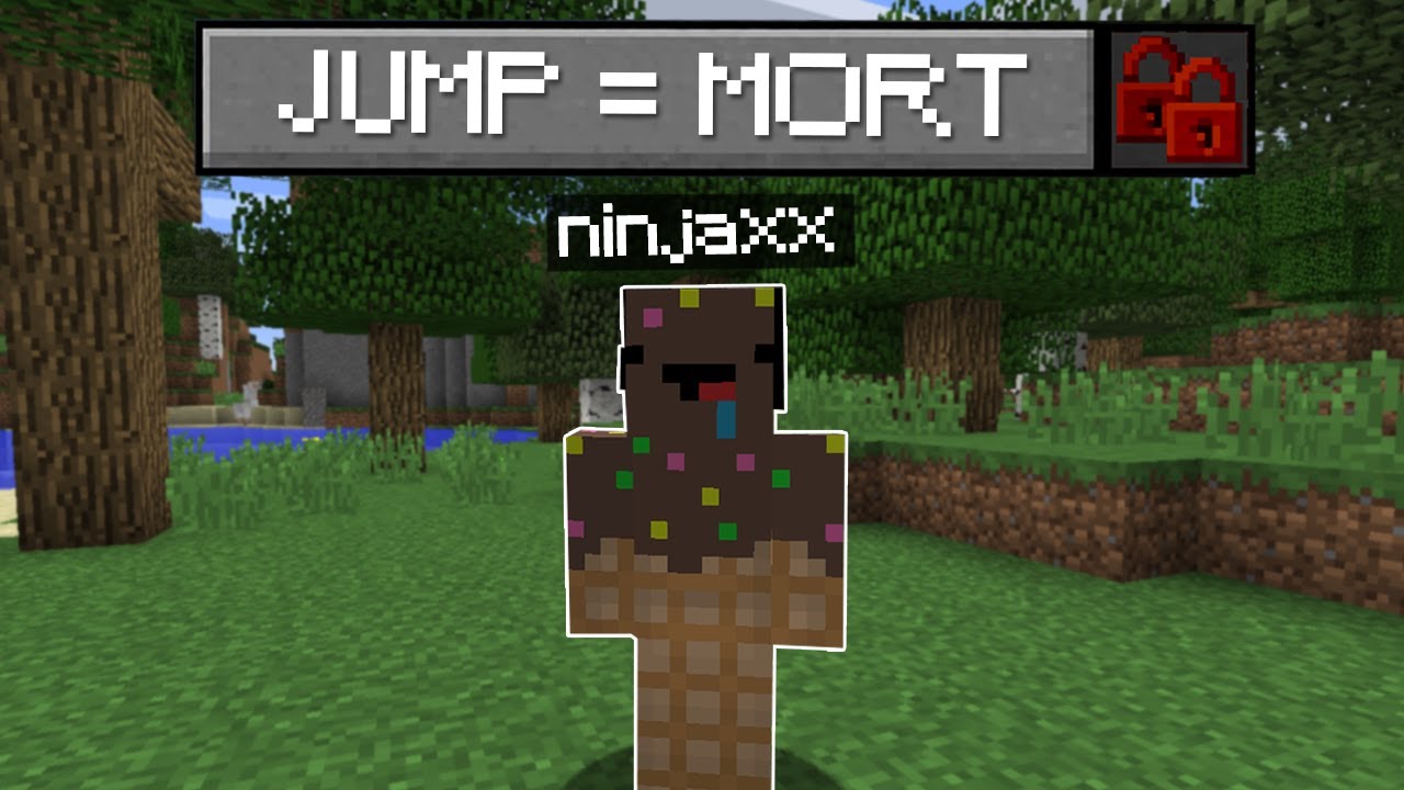 Minecraft mais si je Jump je meurt.. (ultra dur)