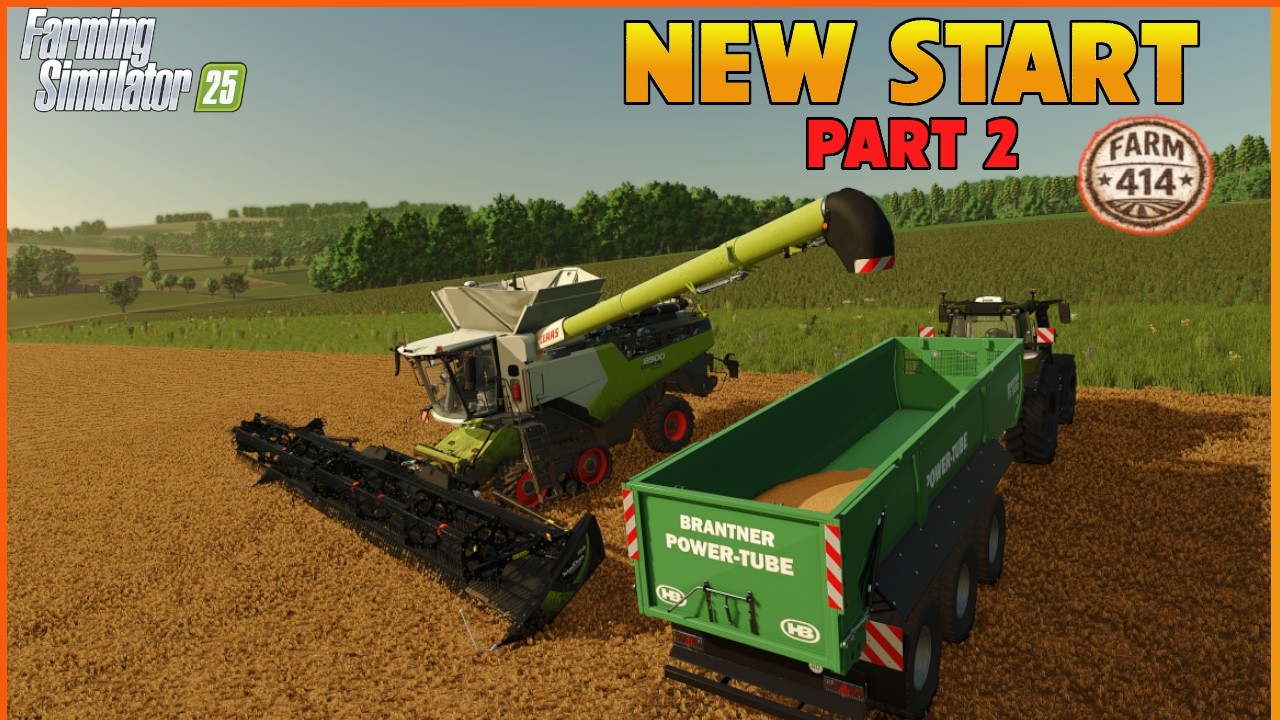 Starting Fresh on a French MAP in fs25 - The Pichonni&egrave;re Valley . Farming simulator 25 - part 2